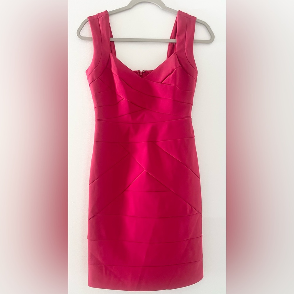 Laundry By Shelli Segal Pink Sweetheart Sheath Dress